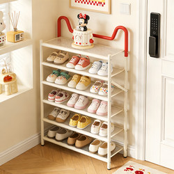 Children's Foldable Shoe Rack, Narrow and Space-Saving Shoe Cabinet for Entryway, Indoor Shoe Storage Rack, No Installation Required