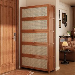 Multi-Layer Shoe Rack for Home Use at the Entrance, Dust-Proof with Doors, Shoe Cabinet for Rental Apartments, Indoor, Aesthetically Pleasing, Used Shoe Storage Cabinet