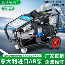 Black Cat High-Pressure Car Washer 380V Imported Ar Automatic Water Gun for Commercial Car Wash Shops and Floor Cleaning