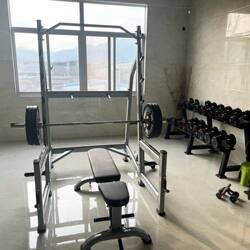 Professional Gym Free Squat Rack, Barbell Bench Press Rack, Commercial Integrated Weightlifting Rack, Home-Use Gantry Rack