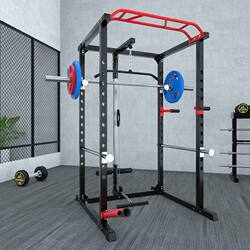 Professional Squat Rack, Frame-Type Gantry Rack, Multi-Functional Home Bench Press Rack, Barbell Rack, Fitness Comprehensive Training Equipment