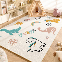 Children's Room Carpet Dinosaur Washable and Wipeable Reading Area Mat Baby Living Room Bedroom Crawling Play Mat Waterproof