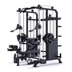 Comprehensive Training Rack, Home-Use Gantry Rack, Smith Machine, Multi-Functional Fitness Equipment, Chest Press, Squat