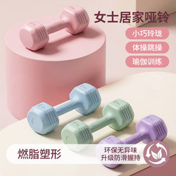 Huibo Dumbbells for Women, Home Fitness Equipment, Children's Yoga, Women's Kettlebell-Style Arm Muscle Training, Rubber-Coated Men's Small Dumbbells