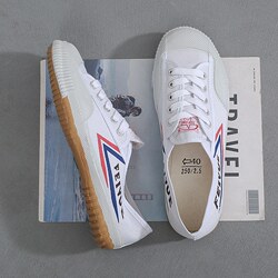 Authentic Dabowen Martial Arts Track and Field Shoes, Outdoor Running, Long Jump, Gymnastics Shoes, Student Physical Examination Training Special White Shoes