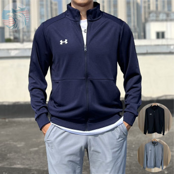 Under Armor spring and autumn men's quick-dry stand collar jacket