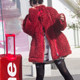 Cashmere Jacket Women's 2024 Autumn and Winter New Korean Solid Color Lamb Wool Coat Cardigan Mid-Length Jacket Solid Color
