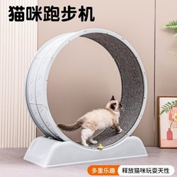 Cat Treadmill Roller Silent Plastic Cat Climbing Frame Small Pet Toy Cat and Dog Exercise Fitness Anti-Pinch Running Wheel