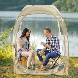 Single-Person Isolation Fishing Tent, Sunbathing, Haircut, Windproof Tent, Stall Setup, Warmth, Baby, Elderly, Sunbathing, Transparent Tent