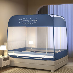 
2026 new installation-free mosquito net cartoon back three-door mosquito net 1.3*1.9*1.35*2*1.5*1.8*1.4