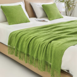 Sofa Blanket ins Wind Blanket Office Nap Blanket Shawl Air Conditioning Cover Blanket B&B Decorative Bed with Bed End Towel