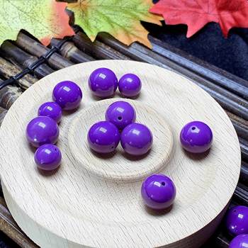
7A Selected Purple Mica Loose Beads for Men and Women