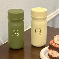 Casual Thermos Cup for Girls, 316 Stainless Steel Water Cup, Small and Portable, Suitable for Office and School Use, High-Looking, 2025 New Model