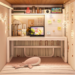Bed Computer Desk for College Students, Lazy Desk for Bed, Bunk Bed Dormitory Bedside Study Desk, Bed Table