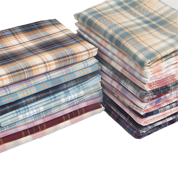 jk plaid fabric Japanese pleated skirt clothing skirt fabric handmade diy large intestine hair ring cloth head clearance processing