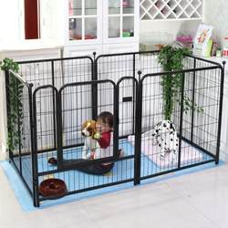 Manufacturer's spot multifunctional dog fence, dog cage, pet fence, small, medium and large pet fence, square tube dog fence