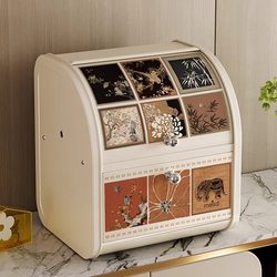 Meishida Entryway Storage Box Ornament Desktop Countertop Small Items Snacks Keys High-End Jewelry Box Exquisite and Sophisticated