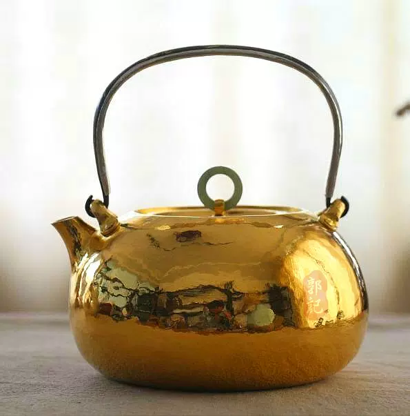 塵廬銀器北村靜香日式純銀茶壺900ml手工打造宮廷風茶具