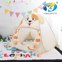Dog Cartoon Children's Tent, Small House Playhouse, Safe Toy House, No Installation Needed, Yurt Play