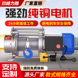 Multifunctional Electric Hoist 380V Winch 1 Ton 2 Ton Electric Crane 220V Household Small Crane Traction Machine