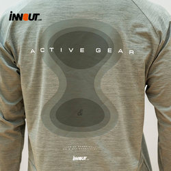 Innout Elite Spliced Long-Sleeved American-Style Loose Basketball Jersey Training Shirt Fitness Basketball Youth Sports T-Shirt for Men