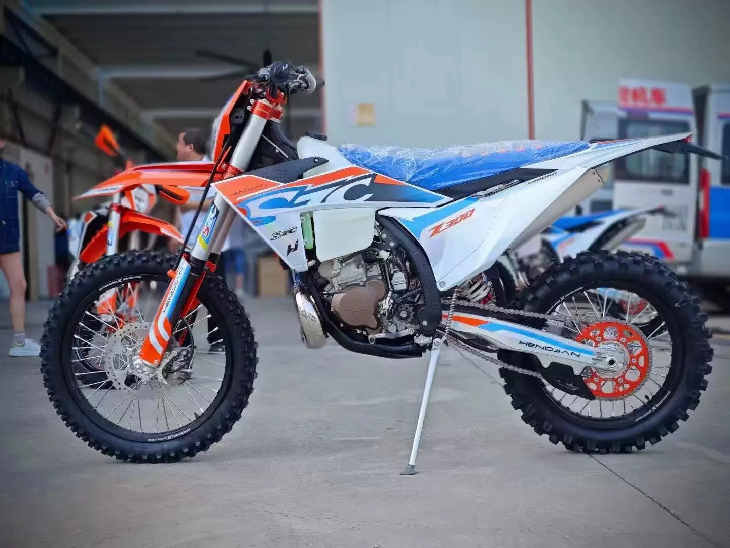 恆艦Z300越野摩託車2T300CC山地賽車水冷單缸鏈傳動前後碟煞