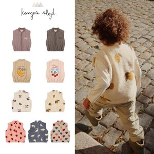 
Konges Slojd25 autumn and winter baby baby male and female children's polar fleece warm vest quilted vest 5Z
