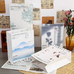 ins Style Graduation Gift Bag, High-End Kraft Paper Gift Bag, Birthday Gift Packaging Tote Bag, Souvenir Paper Bag