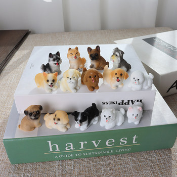 
Cute mini puppy ornaments micro landscaping gifts