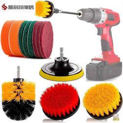 Electric Drill Cleaning Brush Set, Polishing Hand Drill, Handheld Car Wash, Electric Automatic Multi-Purpose Tile Wheel Hub Tool
