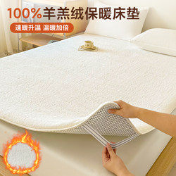 Winter Warm Lamb Wool Mattress Pad for Home Bedroom, Milk Velvet Mattress Topper, Rental-Specific Floor Mat