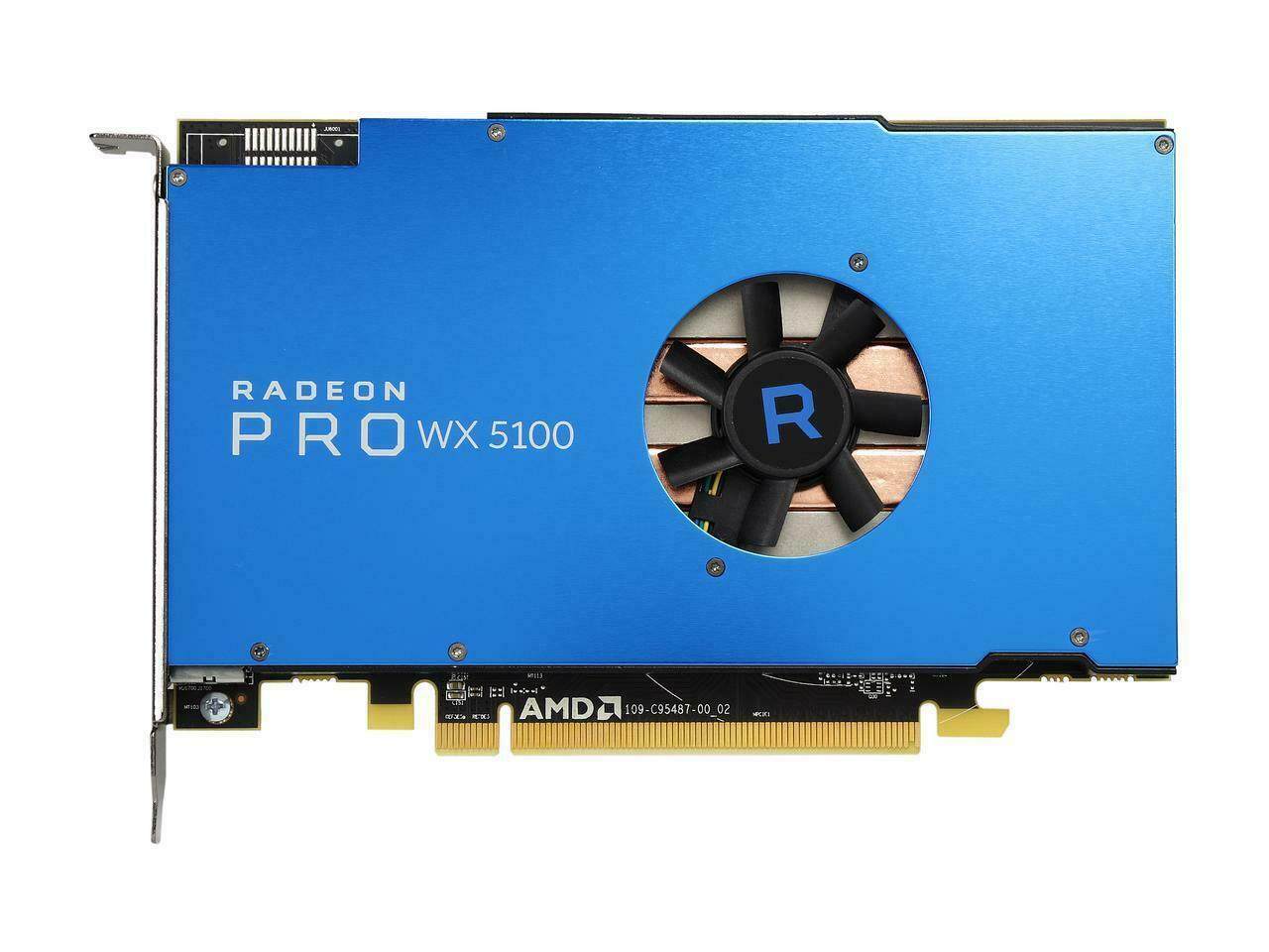 Графика AMD RADEON PRO WX5100 8 ГБ, профессиональная видеокарта, чертеж САПР, дополнительный новый рабочий пакет