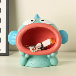 Ugly Fish Hanton Key Storage Ornament for Entryway, Cute Desktop Decoration, High Aesthetic Value, ins Style