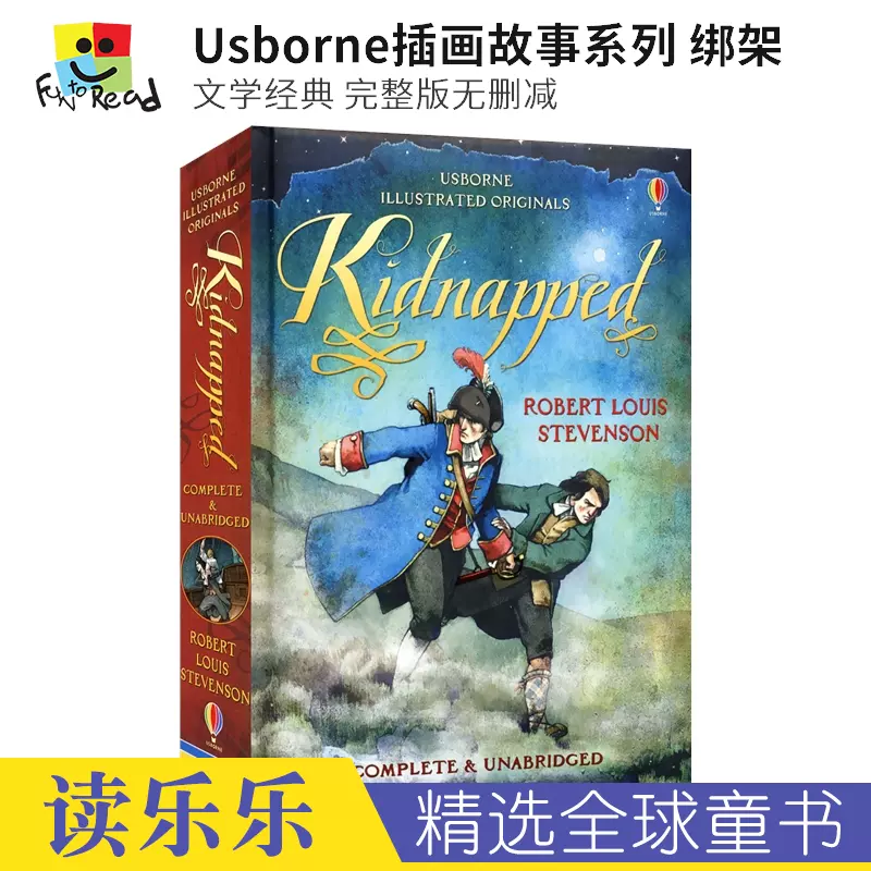 Usborne Illustrated Originals Kidnapped 尤斯伯恩插画故事系-Taobao