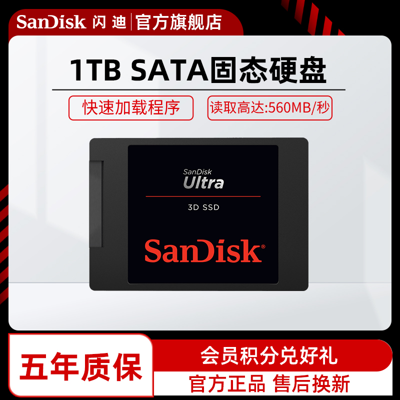 SANDISK SANDISK SSD  ָ Ʈ ̺ SATA ̽  1T Ʈ ũž ǻ 1T-
