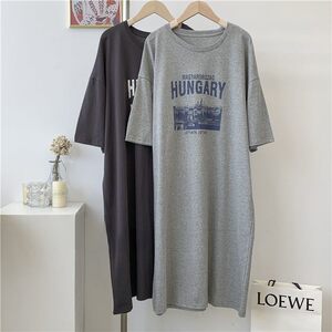 Short -sleeved cotton pajamas Men's retro printed loose large size nightriga foreign trade original single lazy wind mid long bathrobe