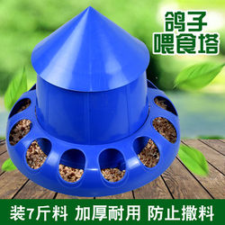 Pigeon Feeder Anti-Splash Food Box Automatic Feeding Trough Chicken Trough Waterer Water Bottle Pigeon Supplies Equipment