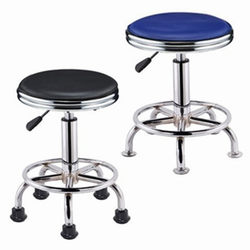 Adjustable Stool, Height-Adjustable Swivel Chair, Student Double-Ring Round Stool, Beauty Salon Stool, Hospital Work Chair, Laboratory Stool