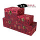 New wooden brocade box, large-sized cultural relics jade jewelry box, ornaments, collection gift packaging box