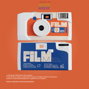 
filmbuff original disposable point-and-shoot film camera 27 pieces of color film retro creative student day gift