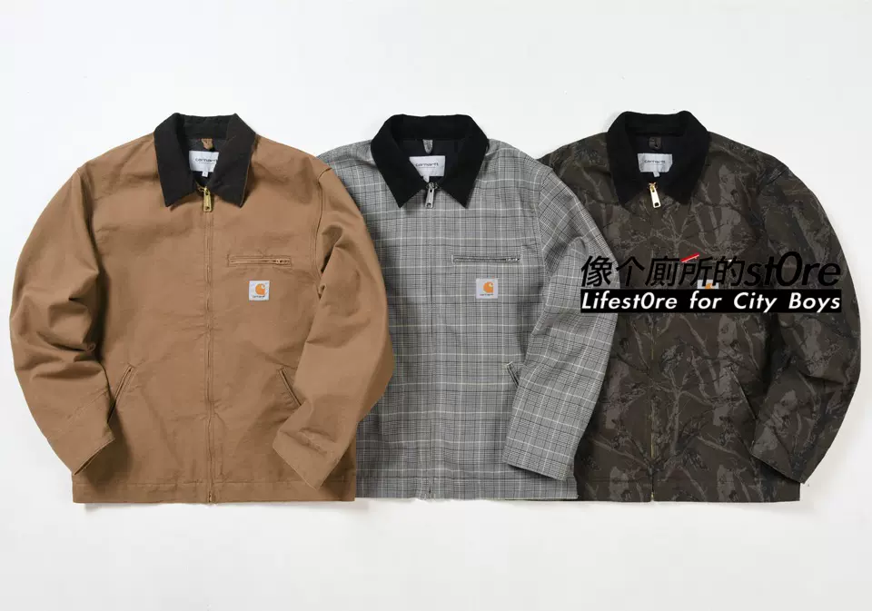 2色代購】Carhartt WIP 19aw Ryder Jacket千鳥格夾克外套新款-Taobao