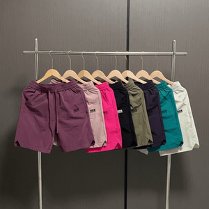 
Men's new summer laser perforated American casual breathable shorts mesh loose sports comfortable trendy five-point pants