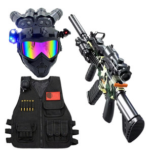 
Children's Dragon Action Delta Force Toy Gun Tactical Suit Boys' Special War Four-Eye Binocular Helmet