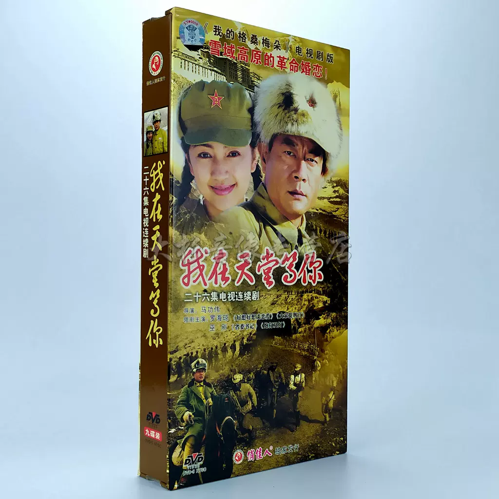 正版电视剧我在天堂等你DVD光盘26集高清9碟珍藏版罗海琼巫刚