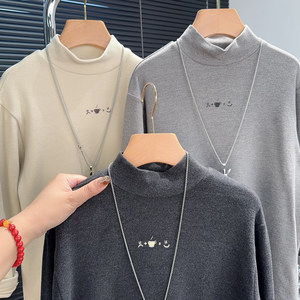 
Big E Little E children's clothing children's German velvet bottoming shirt winter style medium and large children's warm long-sleeved T-shirt boys and girls tops 1109