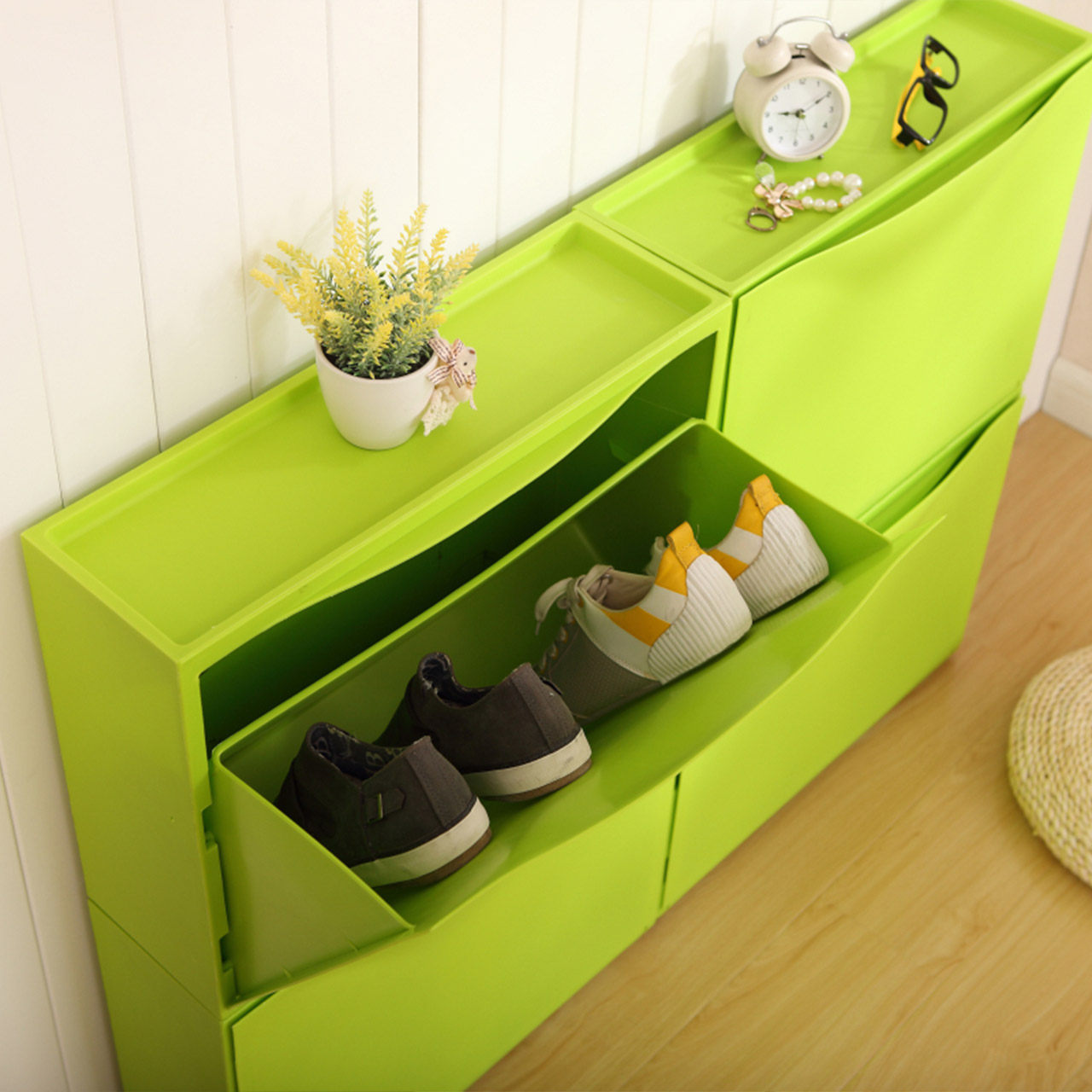 Namika PP Shoe Rack Multi-Function Folding Storage Cabinet