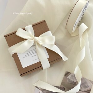 
ins Korean skin-feel matte ribbon high-quality gift packaging ribbon floral ribbon gift rope flower tie