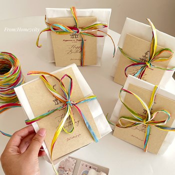 Creative Colored Raffia Paper Rope