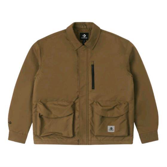 
Converse Men's workwear large pocket lapel padded jacket 10025264-A02