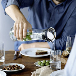 German Lid High Borosilicate Glass Heat-Resistant High-Temperature Water Kettle Explosion-Proof Cold Water Jug Set Juice Cup Cold Water Jug Teapot